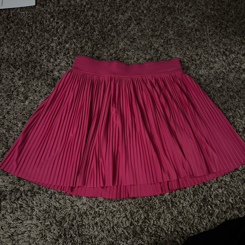 Kyodan Fuchsia Pleated A-Line Skirt